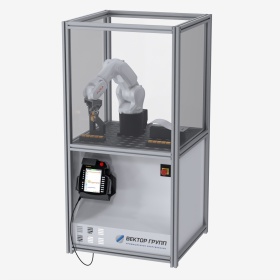 Учебная роботизированная ячейка на базе промышленного робота KUKA KR3