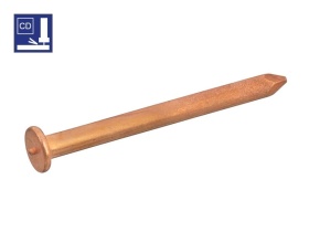 Гвоздь приварной изоляционный омеднённый