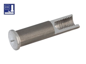 Втулка стальная алюминиевая